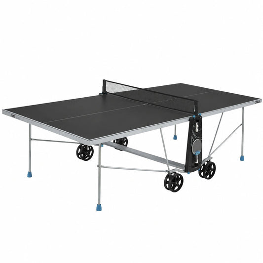 Table, coloris gris et bleu, pour les espaces de vie