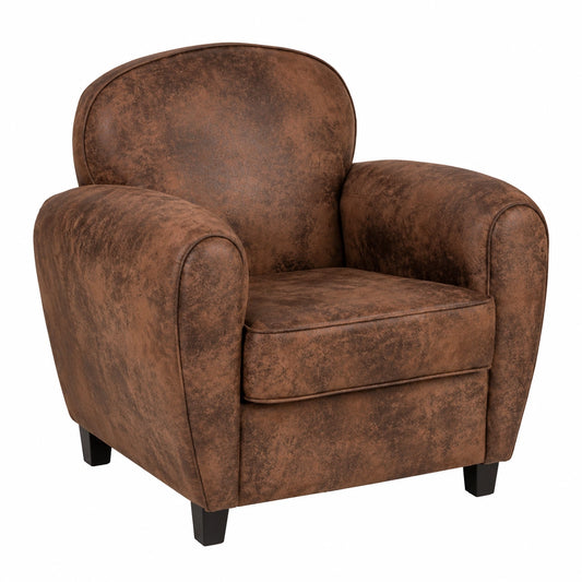 Fauteuil, en cuir, pour le salon ou la chambre