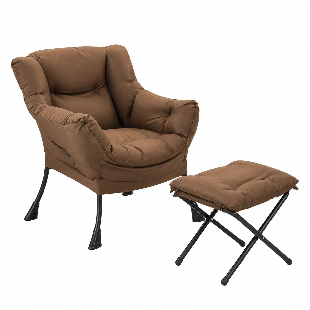 Fauteuil relax, en métal, pour le salon